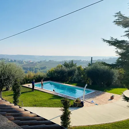 Villa Your All Season Paradise In Italy, Tergi, Sea View Monte Canepino